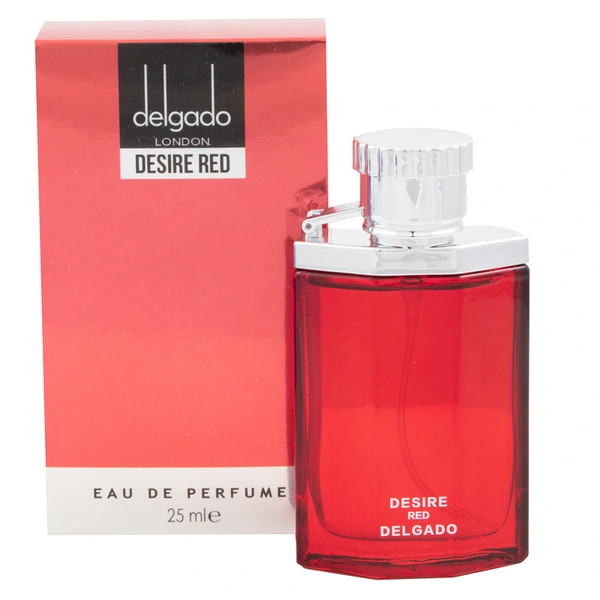 ادکلن مینیاتوری مردانه دلگادو مدل دیزایر رد حجم۲۵میل