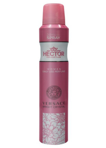 اسپری بدن زنانه هکتور رایحه ورساچه کریستال برایت حجم ۲۰۰میل