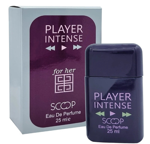 ادکلن جیبی (مینیاتوری) زنانه اسکوپ مدل پلیر اینتنس ( Player INTENSE) حجم ۲۵ میل