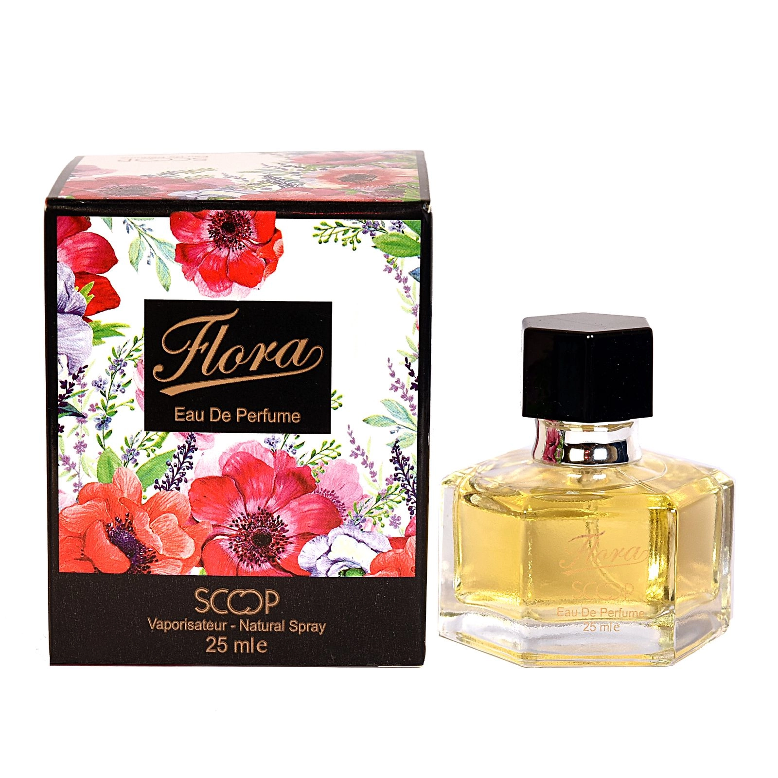 ادکلن جیبی (مینیاتوری) زنانه اسکوپ مدل گوچی فلورا (Gucci flora) حجم ۲۵ میل