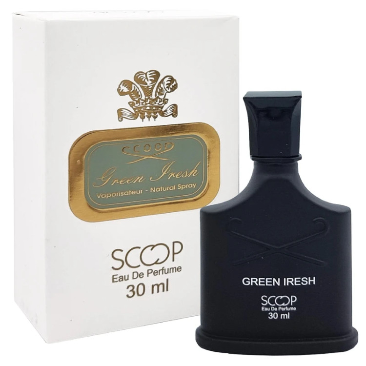 ادکلن جیبی (مینیاتوری) مردانه اسکوپ مدل گرین آیریش (Green irish) حجم ۳۰ میل
