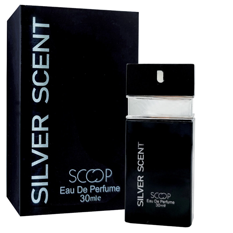 ادکلن جیبی (مینیاتوری) مردانه اسکوپ مدل سیلور سنت (Silver Scent) حجم ۳۰ میل