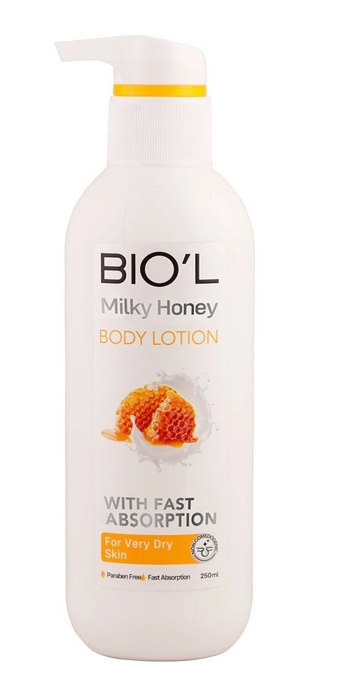 لوسیون بدن بیول مدل MILKY HONEY (رایحه شیر و عسل) حجم 250
