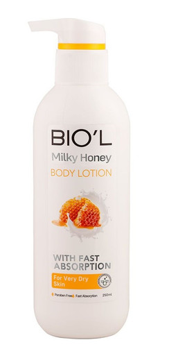 لوسیون بدن بیول مدل MILKY HONEY (رایحه شیر و عسل) حجم 250